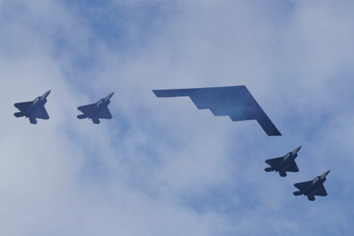 1771974377 featured image Stealth Bombers Sent to Strategic Island as Middle East Tensions Escalate