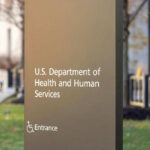 Sign for US Department of Health and Human Services