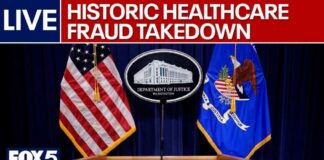 WATCH LIVE: Justice Department announces largest health