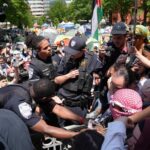Refugee DESTROYS Protester — Sign Drops Immediately