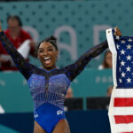 Simone Biles TORCHES Riley Gaines