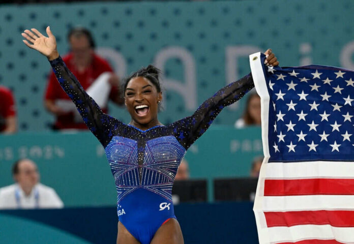 2497231749 Simone Biles TORCHES Riley Gaines