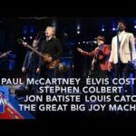 "Jump Up / Hello Goodbye" Paul McCartney, Elvis Costello, Jon Batiste, Louis Cato & Stephen Colbert