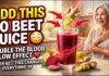 After 60? Add This ONE Ingredient to Beet Juice and Double the Blood Flow Effect