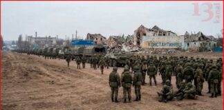 Russians mass tens of thousands of new forces around Konstantinovka; a frightening situation there