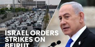 Israel escalates attacks in Lebanon with strikes ordered on Beirut