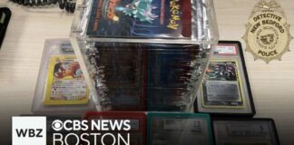 Man charged in theft of $100,000 in Pokémon cards from Massachusetts shop