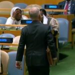 US delegation WALKS OUT during Iranian president's address to UN