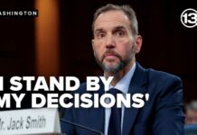 Jack Smith defends his decision to prosecute Trump