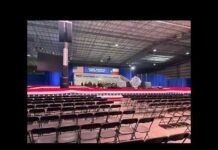 First Look: Stage Set for President Trump's Corpus Christi Rally
