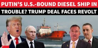 'BLOCK IT': Russian Ship To Return From US Without Unloading Diesel? Trump, Putin Deal Sparks Revolt